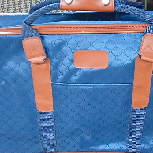Vintage retro soft suitcase - vintage/retro,
