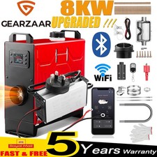 Air Diesel Heater 8KW 12V/24V 220-240V w/ LCD Bluetooth App For Car RV Boat Home