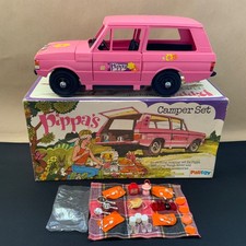 Vintage Pippa Doll Camper Set Range Rover & HTF Accessories + BOX Palitoy 1970’s