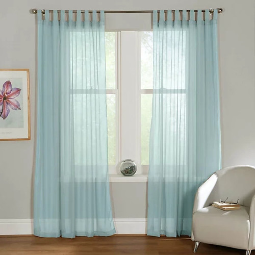 Home curtains voile - tab, top