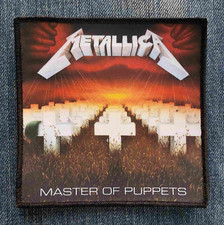 Metallica Master Of Puppets Sublimated Printed Patch | Heavy Metal Band Logo
