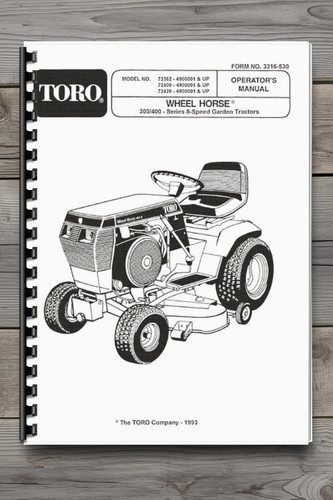 Wheel horse 300 400 series - 300,