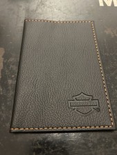 Black Faux Leather Harley