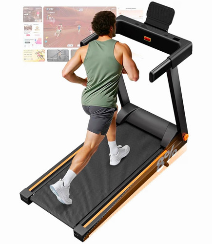 Folding treadmill for - folding, home