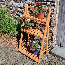 Wooden Foldable Shelf Stand