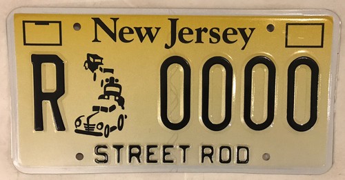Street rod license plate - street,