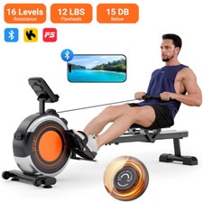 Magnetic Rowing Machine Rower with LCD Monitor Home Gym Fitness Cardio Workout
