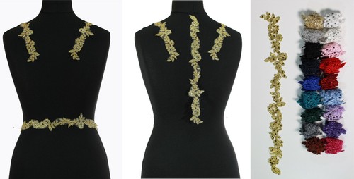 Lace applique bridal - 2,