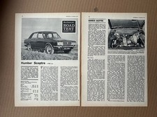 HUMBER SCEPTRE AUTOCAR ROAD