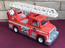 Playmobil Fire Engine 5682 - Vehicle Only With Ladder And Hose - Good Condition
