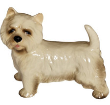 Westie Dog Figurine Vintage Ceramic West Highland Terrier Pup Ornament Collect