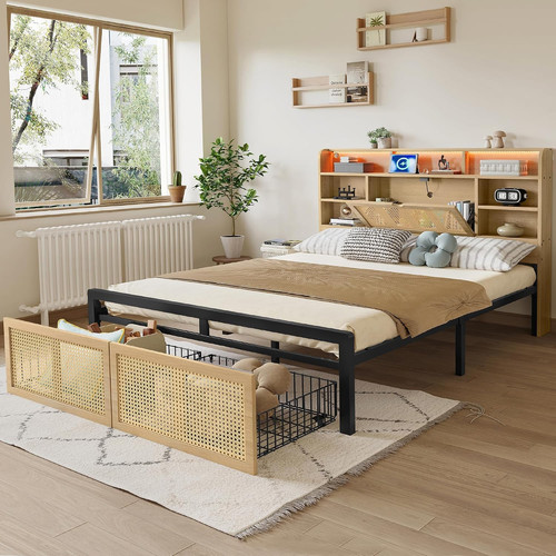 4ft6 double bed frame - 4ft6,