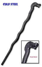 Cold Steel Black Polypropylene Dragon Walking Stick 91PDR