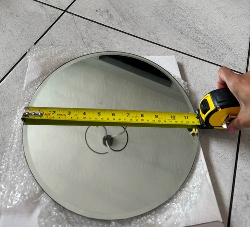 Glass mirror bases 30cm - glass,