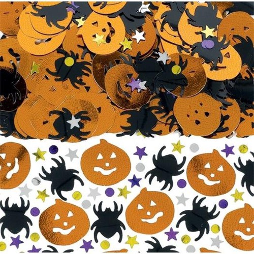 Halloween table confetti - table,