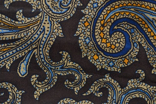 Van buck silk cotton brown - /,