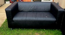 2  seater leather sofas used