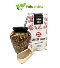 Cruz De Malta Yerba Mate Tea Set Strong Energy Drink Mate Tea Complete Set