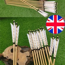 12X 32" Archery Wooden Arrows