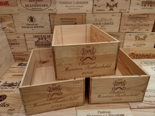 Wooden wine box crate - crate, ~