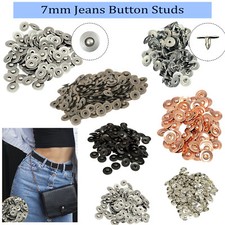 7mm Jeans Buttons Rivets Studs