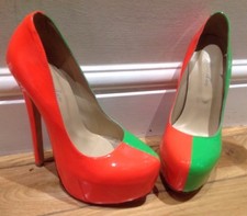 kandee Colorful Apple Sours 100% Leather shoes Size 36