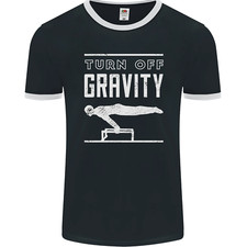 Gymnastics Turn Off Gravity Gymnast Pommel Horse Mens Ringer T-Shirt FotL