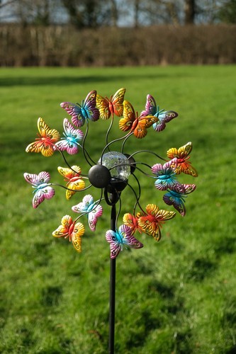 Solar multi butterfly spinning - solar,