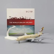 20cm A380 Airbus Singapore Airlines With Wheels Metal Aircraft Plane Model Gift