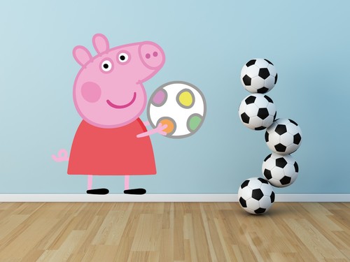 Peppa pig wall sticker - peppa,
