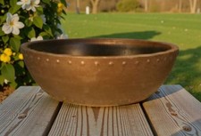 Brown Mica Bonsai Pot Round