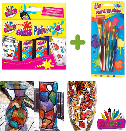 Glass paint set - glass,