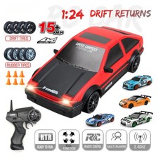 4WD RC Drift Car 1/24 Remote Control GTR Model AE86 Car 2.4G Mini RC Racing Car