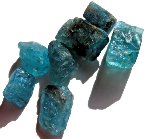 Natural blue tourmaline - blue, 10