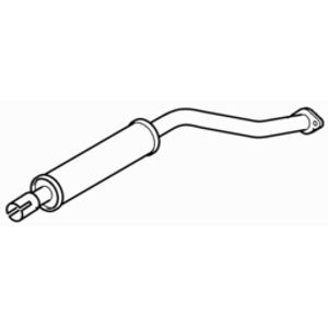 Quality centre exhaust middle - exhaust,