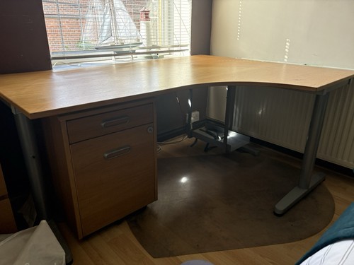 Ikea galant shape desk - ikea,