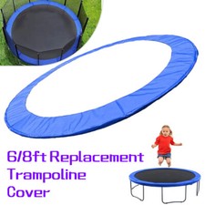 6ft/8ft Replacement Trampoline Safety Spring Cover Pad Surround Padding Round