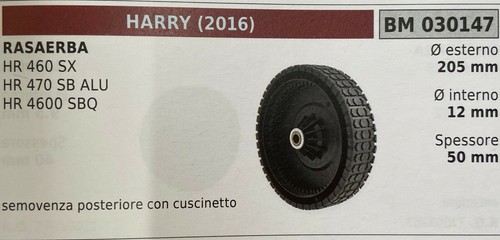 Lawn mower wheel brumar harry - lawn,