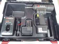 Battery blind riveter Würth Ang 14 in case complete with 2 batteries GESIPA TOPPi