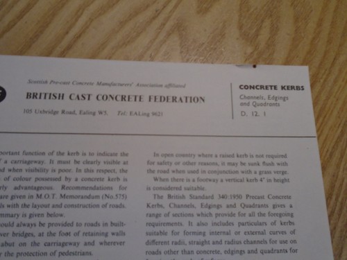 Cast concrete 1950s - cast,
