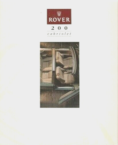 Rover 200 series - rover, 200-series