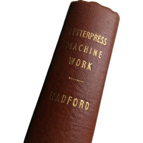 Letterpress machine work - letterpress,