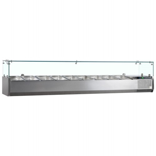 Topping counter refrigerated - topping,