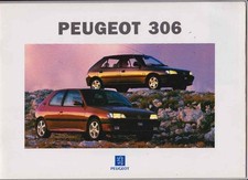 Three 1994-97 PEUGEOT 306 Prestige Right Hand Drive Brochures