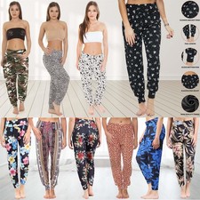 Womens Harem Ali Baba Full Pants Trousers Ladies Baggy Hareem Leggings Plus Size