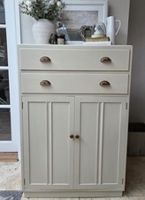 Large Vintage Linen Cupboard