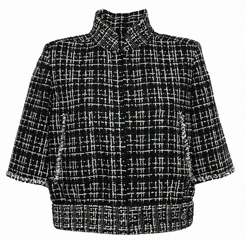 Chanel black tweed - black,