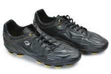 PELE 1958 RETRO STYLE FG FOOTBALL BOOTS CLEATS BLACK SIZE UK 10.5 MEN