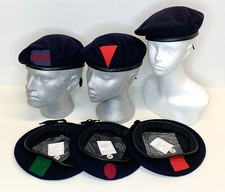 British-Issue Dark-Blue Beret. New. Various Sizes. Regiments & Corps.