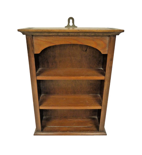 Vintage wooden brown display - wooden,